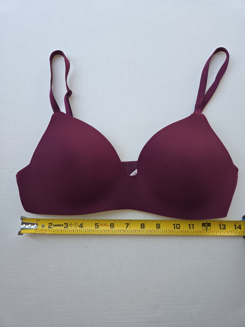 Victoria's Secret T-Shirt Lightly Lined Wireless Bra Burgundy 36C